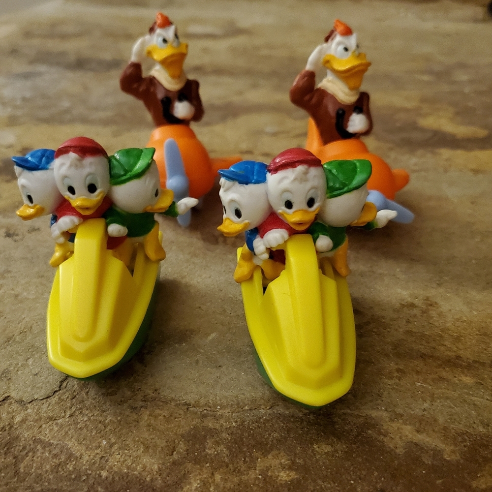 Vintage Ducktales happy meal toys